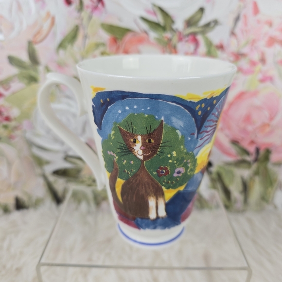 Source Unknown Other - Heirloom Fine Bone China Mug with Cats